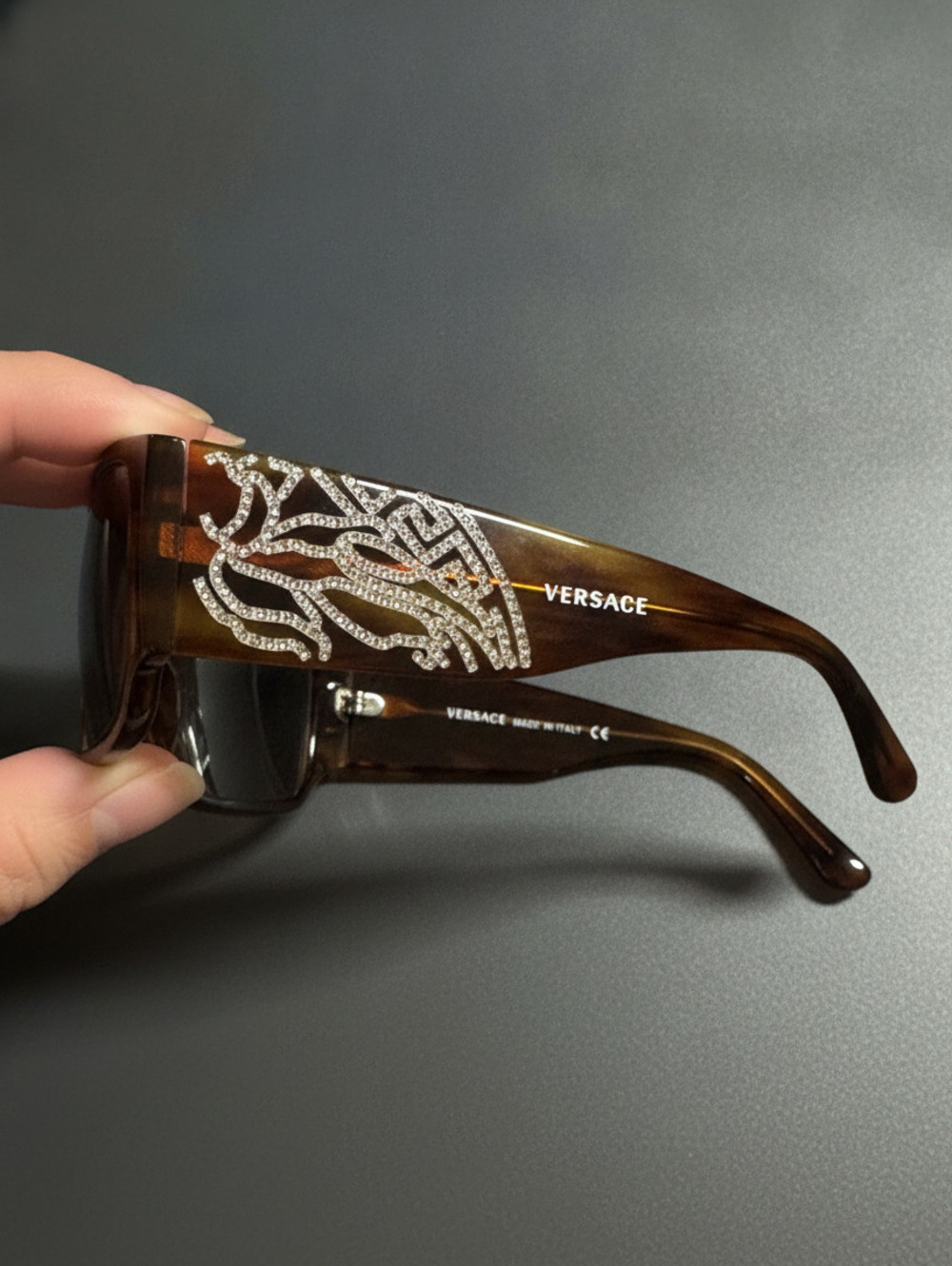 Versace Sunglasses Vintage MOD 4110-B Tortoise